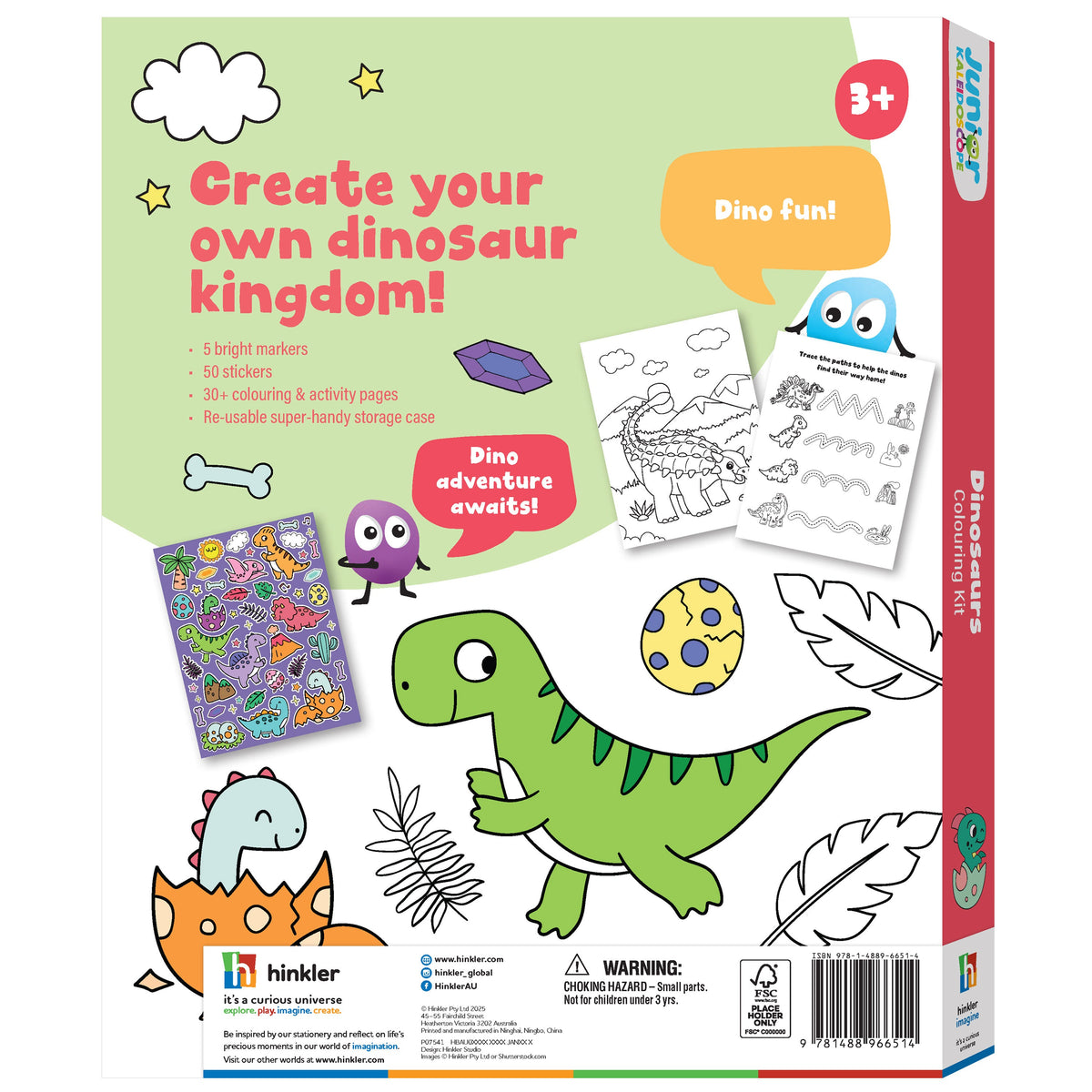 Hinkler Junior Kaleidoscope - Dinosaurs