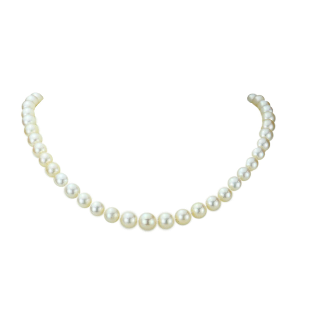 Boucheron Pearl and Diamond Platinum Necklace