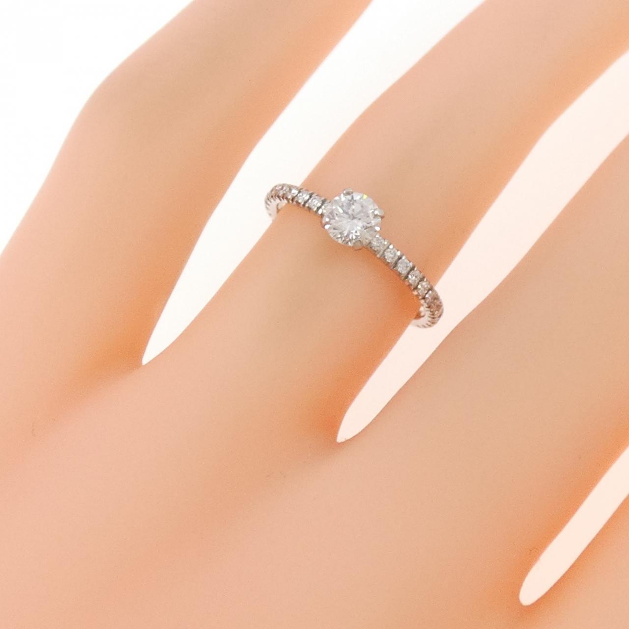 Boucheron Platinum Diamond Ring Size 47
