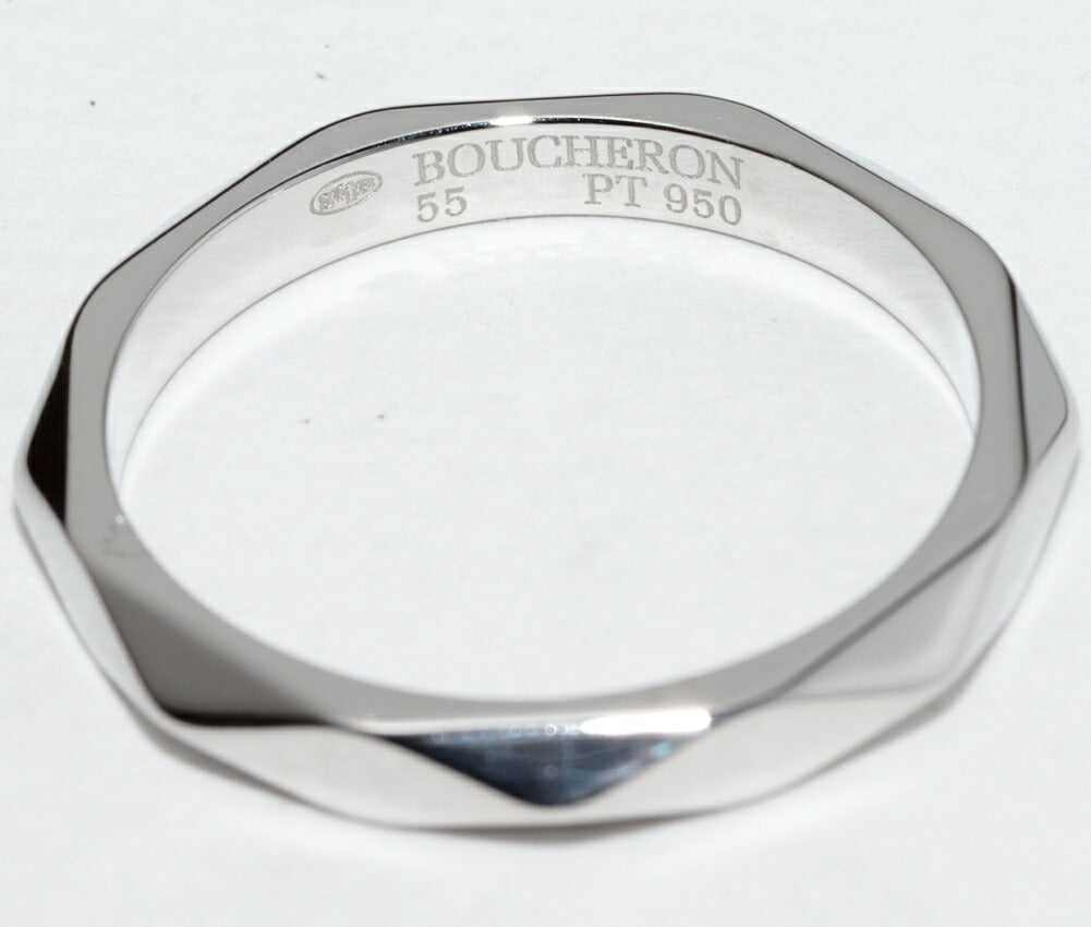 Boucheron Facette Pt950 Ring Size 55