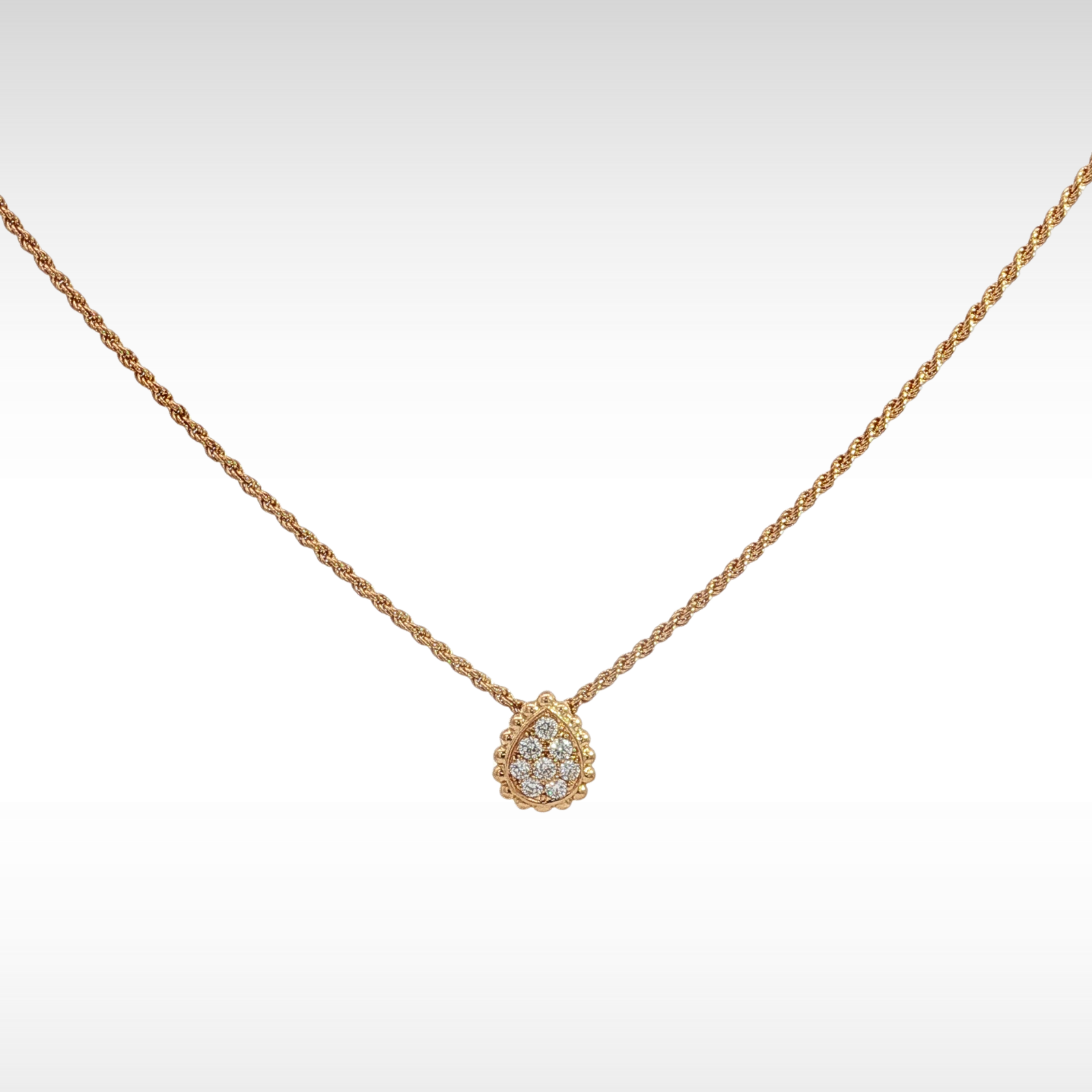 Serpent Boheme Pink Gold Necklace
