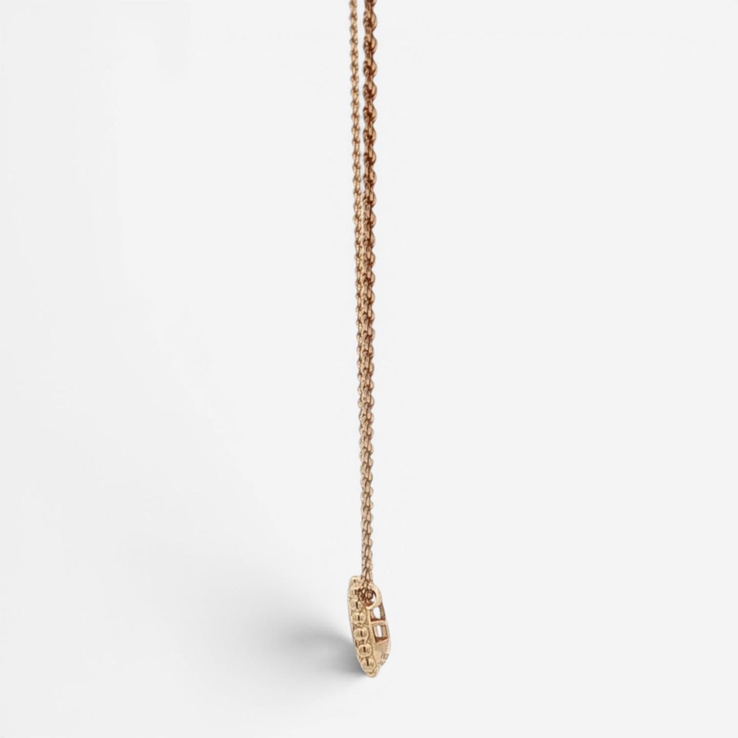 Boucheron Serpent Boheme 18K Rose Gold Diamond Pendant Necklace JPN00565