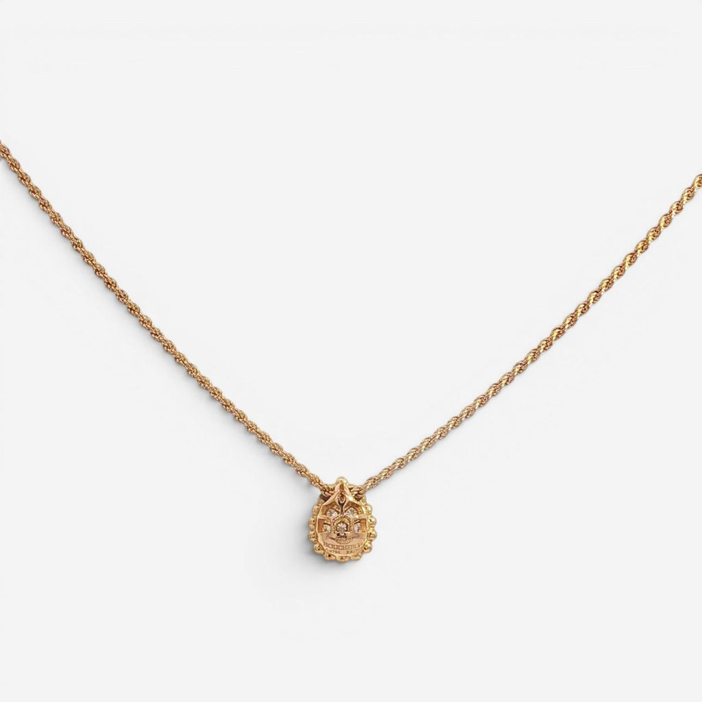 Boucheron Serpent Boheme 18K Rose Gold Diamond Pendant Necklace JPN00565