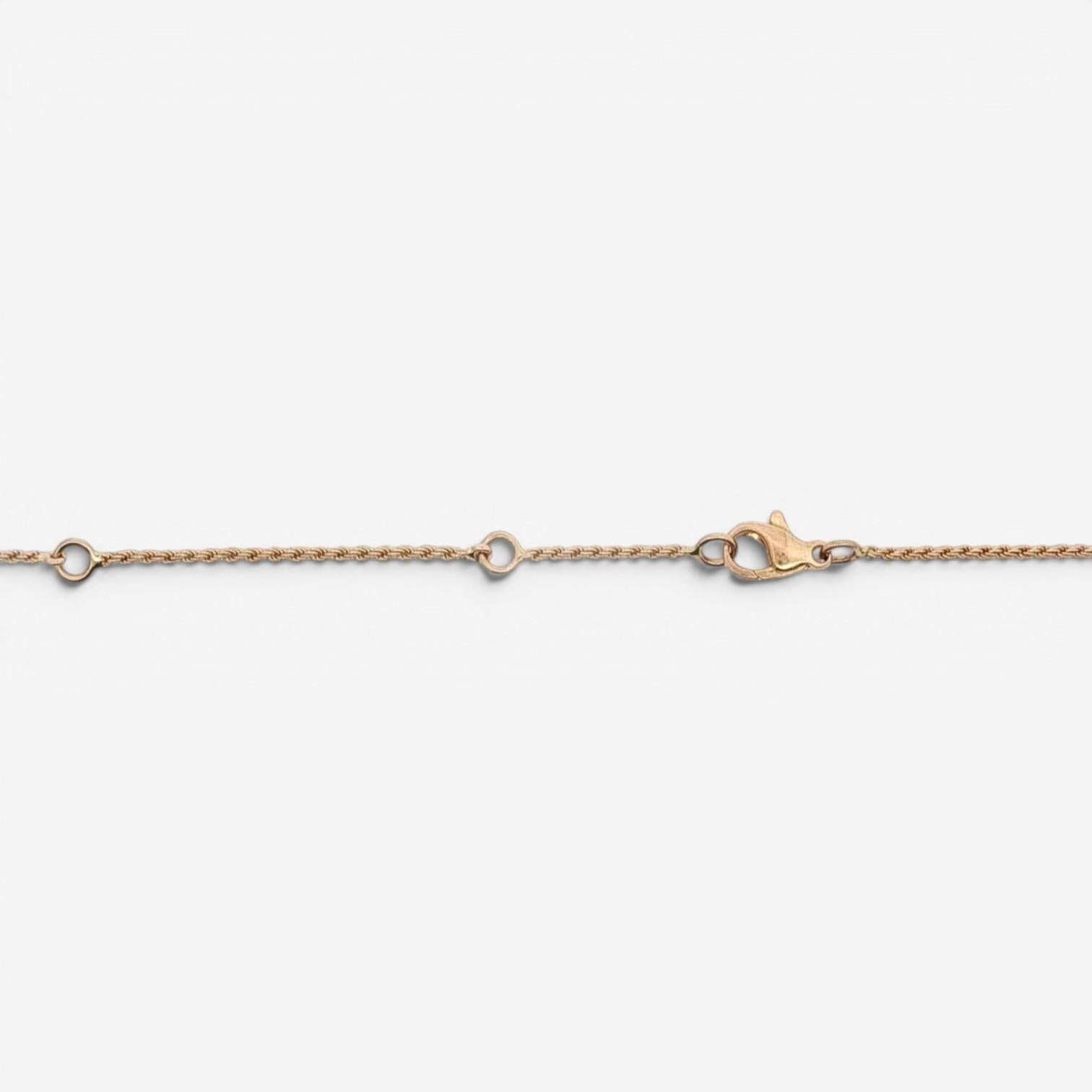 Boucheron Serpent Boheme 18K Rose Gold Diamond Pendant Necklace JPN00565