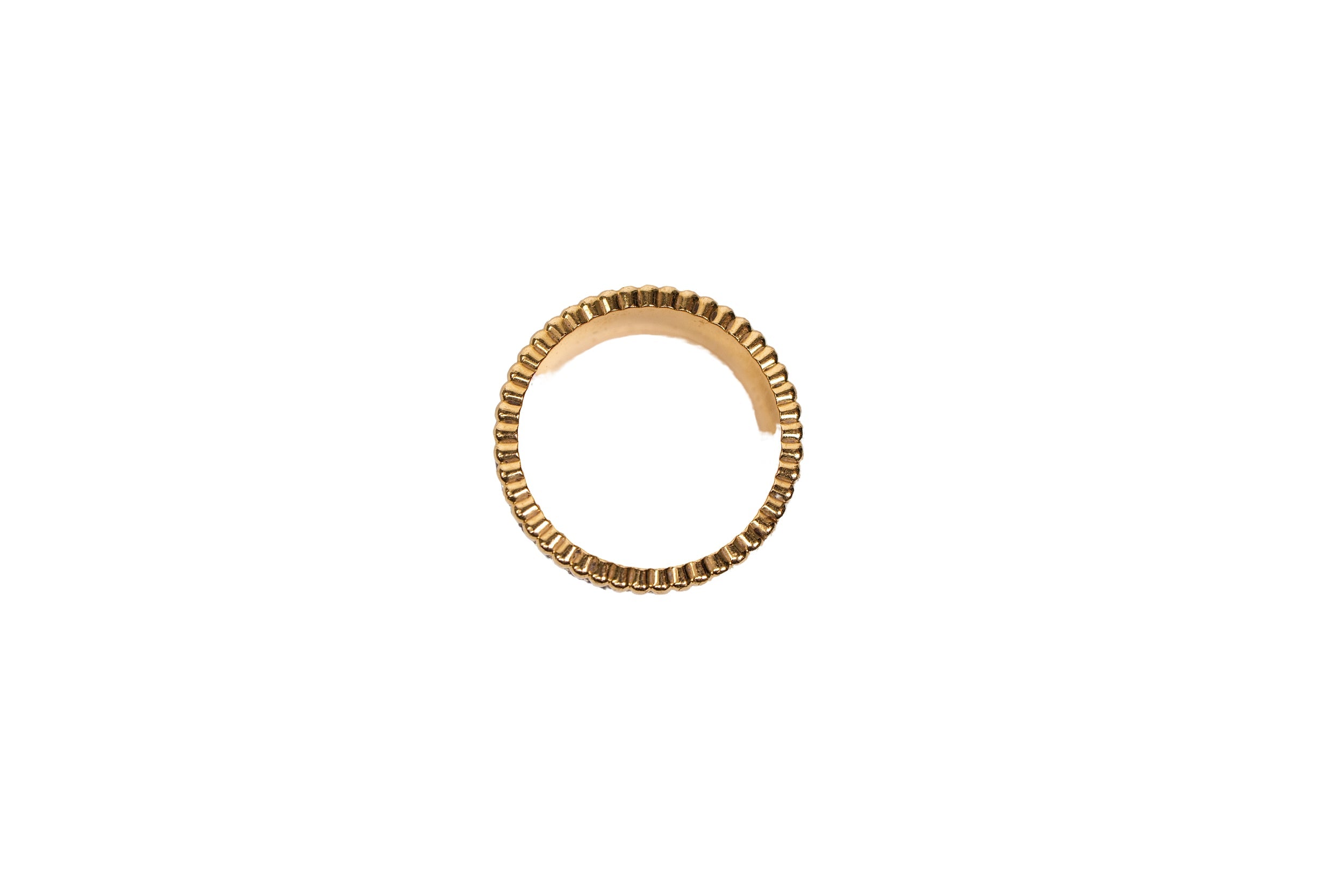Boucheron Quatre Stacked Ring Gold Rose and White Gold