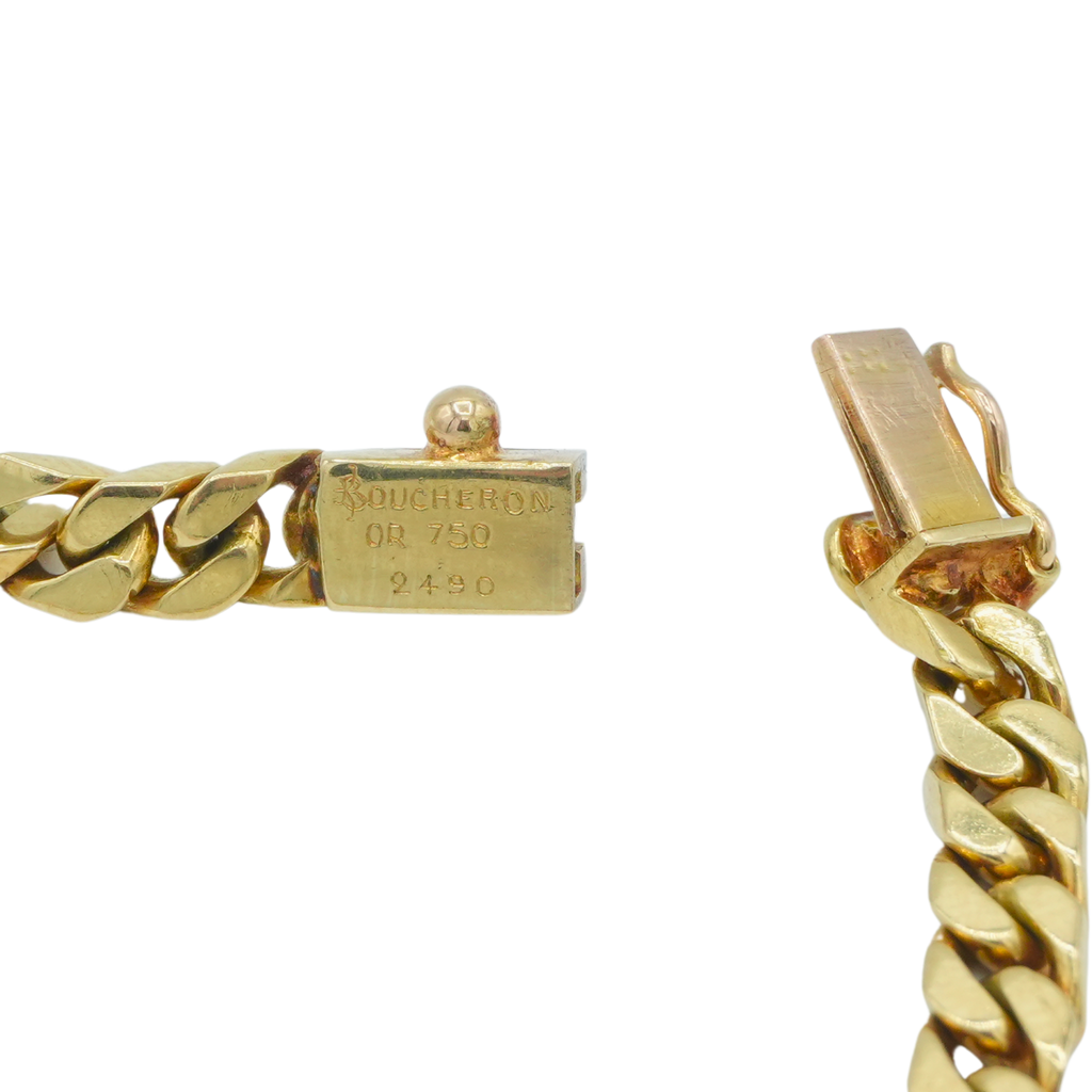 BOUCHERON 18K Yellow Gold Bracelet 18cm 16g