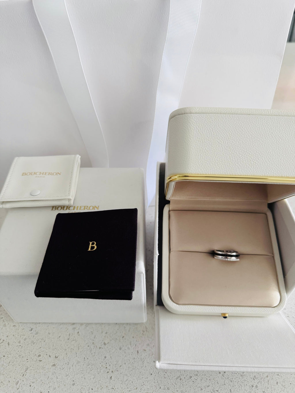 Boucheron Quatre black edition model number JRG01790