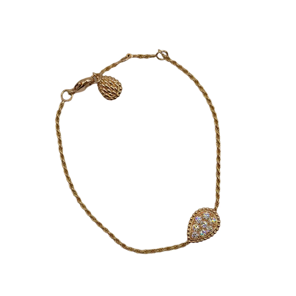 Bracelet BOUCHERON "Serpent Bohème" S en or rose et diamants