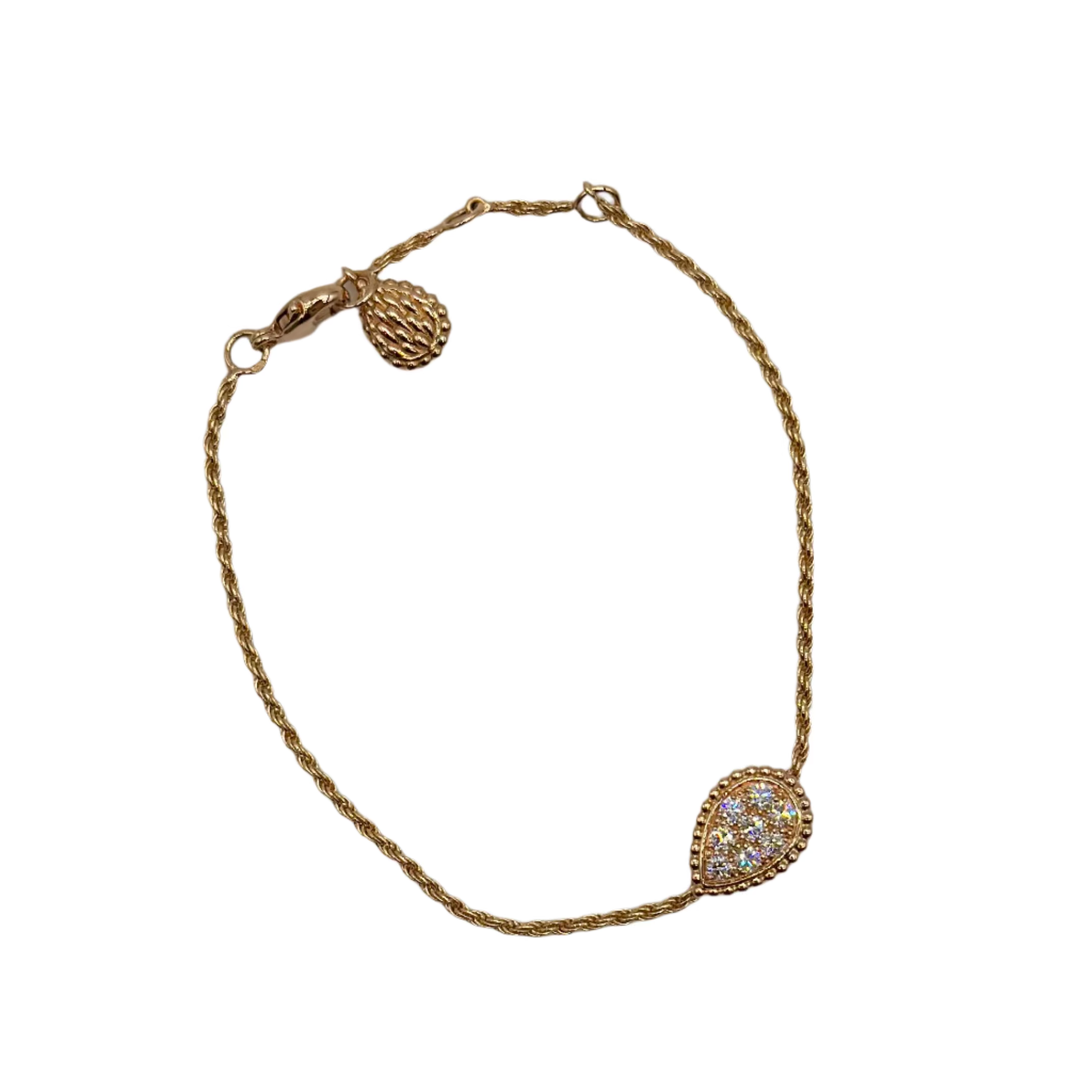 Bracelet BOUCHERON "Serpent Bohème" S en or rose et diamants