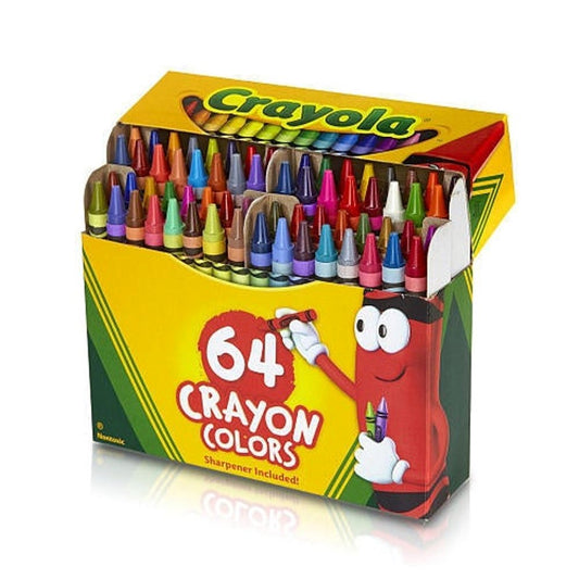 Crayola Crayons with Sharpener 64pk