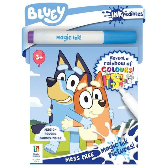 Hinkler Invisible Ink Game Book - Bluey