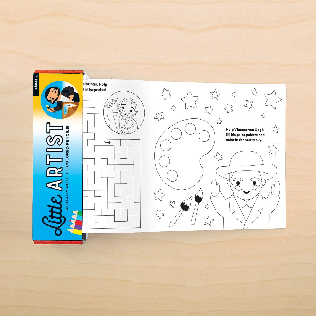 Mudpuppy Little Artist Activity Roll^