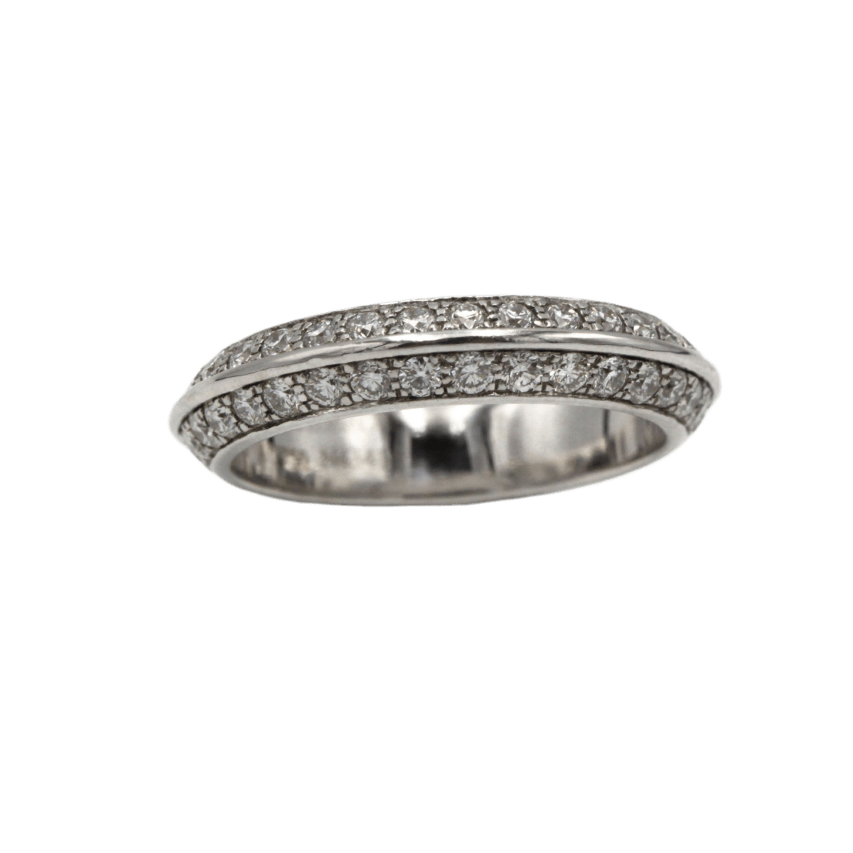 Bague Alliance BOUCHERON en or blanc et diamants
