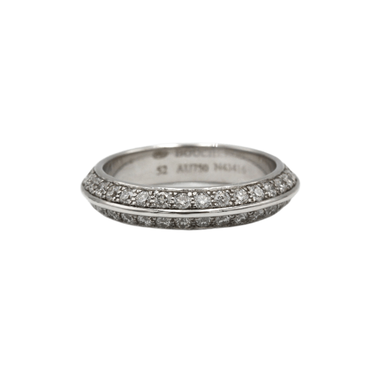 Bague Alliance BOUCHERON en or blanc et diamants