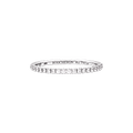 Bague Alliance BOUCHERON "Epure" en or blanc et diamants