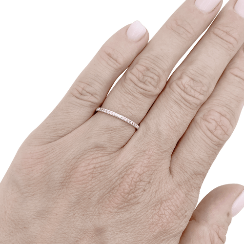 Bague Alliance BOUCHERON "Epure" en or blanc et diamants