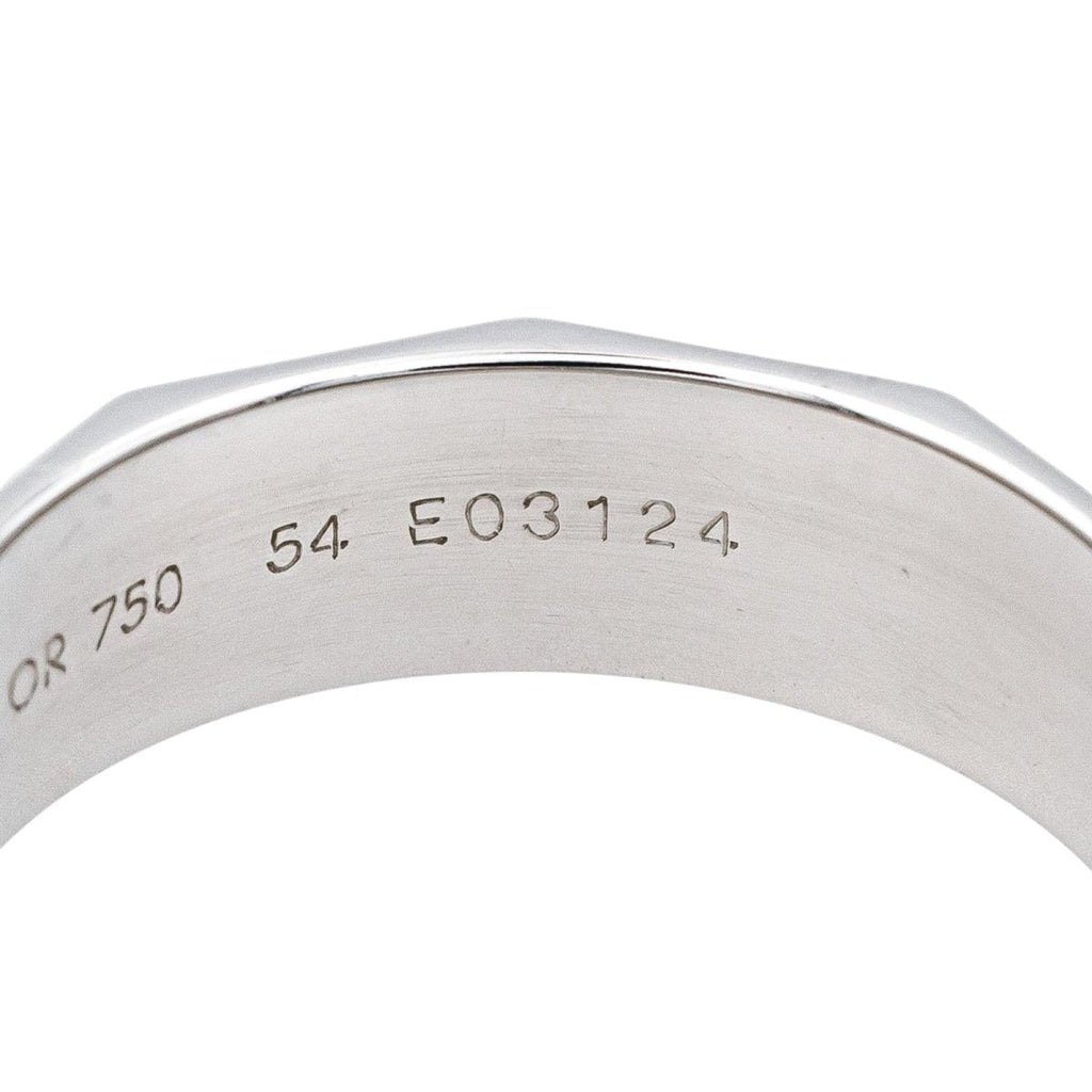 Bague Alliance BOUCHERON "Facettes" en or blanc