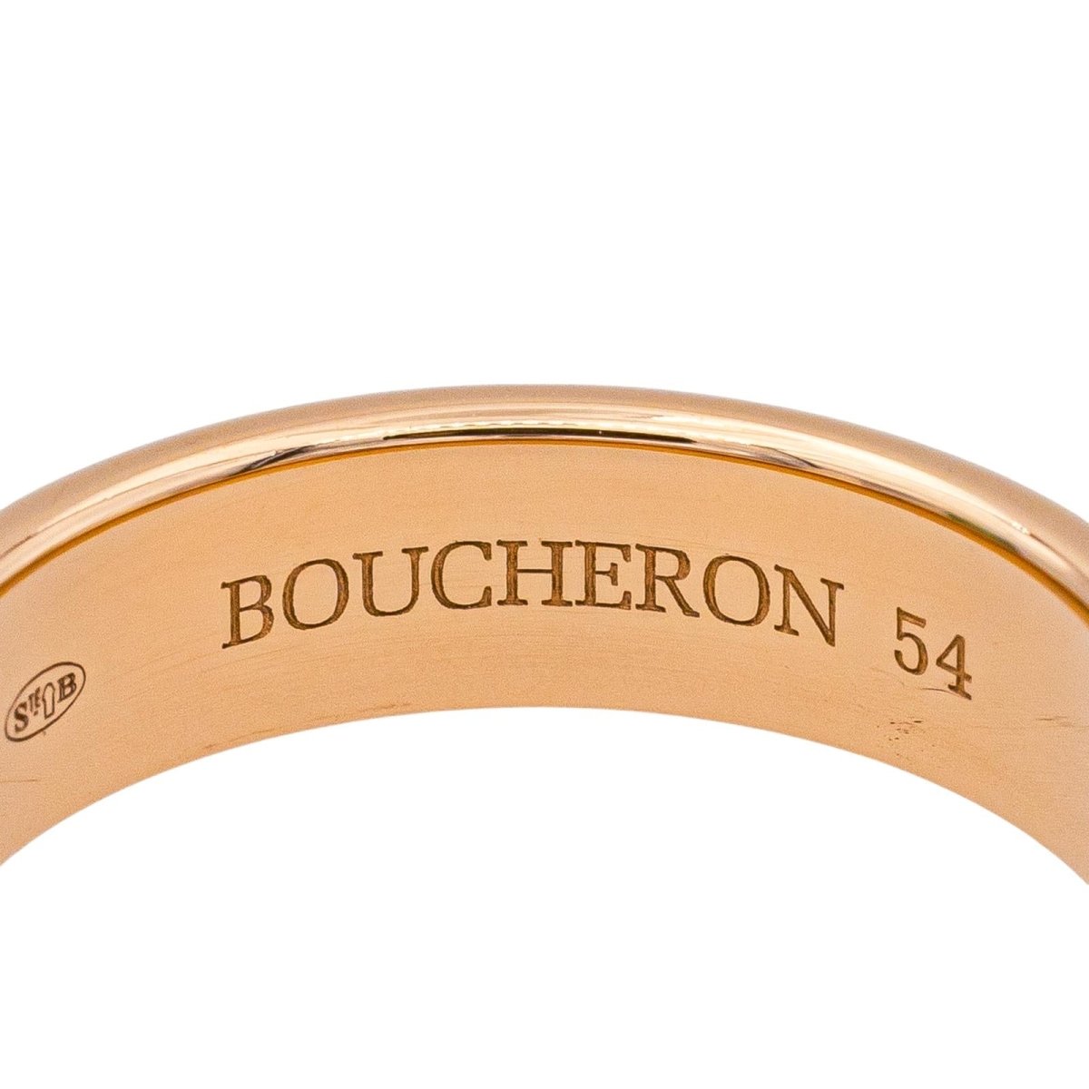 Bague Alliance BOUCHERON "Godron" en or rose