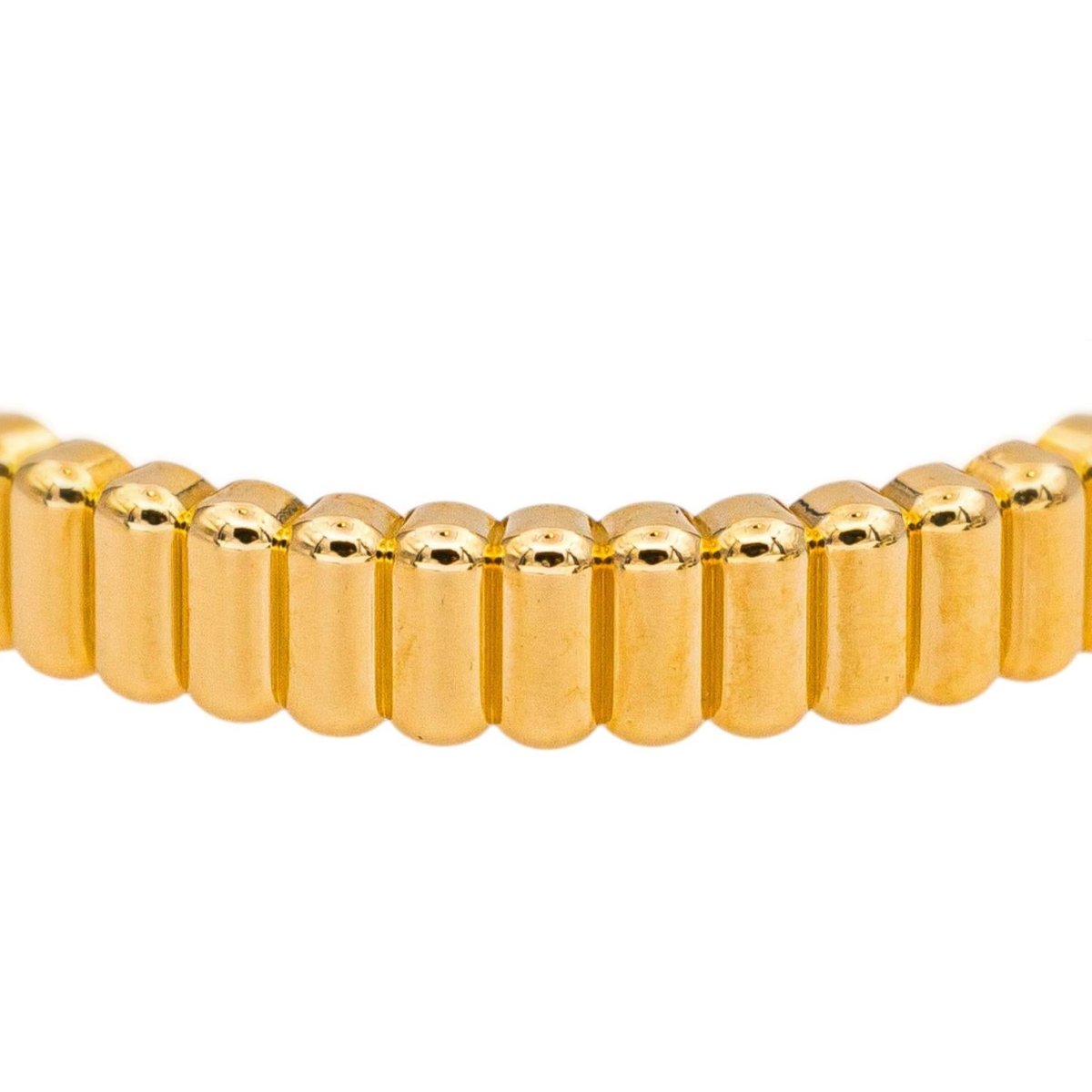 Bague Alliance BOUCHERON "Gresgrain" en or jaune