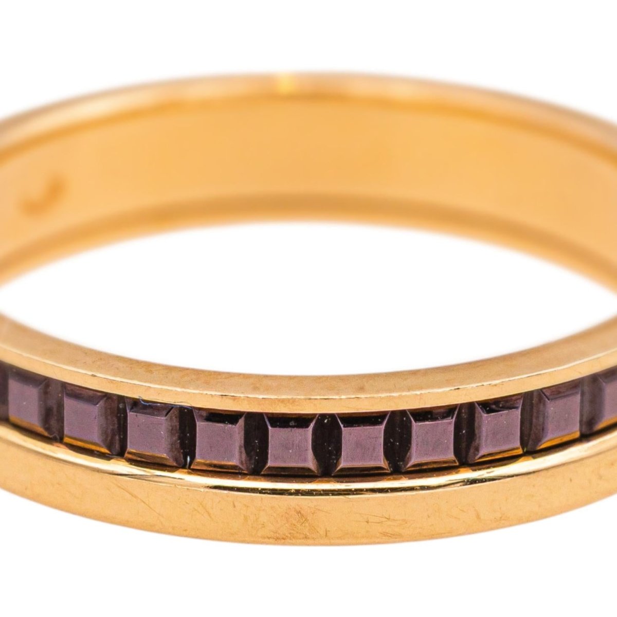 Bague Alliance BOUCHERON "Quatre Classique" en or rose et céramique