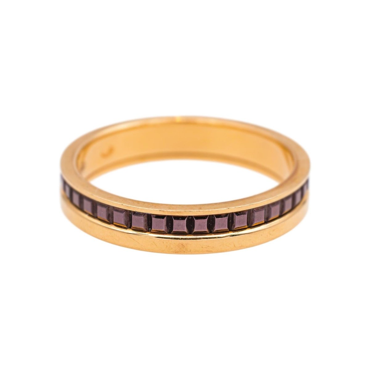 Bague Alliance BOUCHERON "Quatre Classique" en or rose et céramique