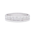 Bague Alliance BOUCHERON "Quatre Radiant Edition" en or blanc.