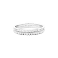 Bague Alliance BOUCHERON "Quatre Radiant Edition" en or blanc et diamants