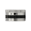 Bague Bandeau BOUCHERON "Quatre Black Edition" L en or blanc et PVD