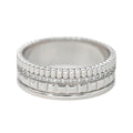Bague Bandeau BOUCHERON "Quatre" en or blanc et diamants