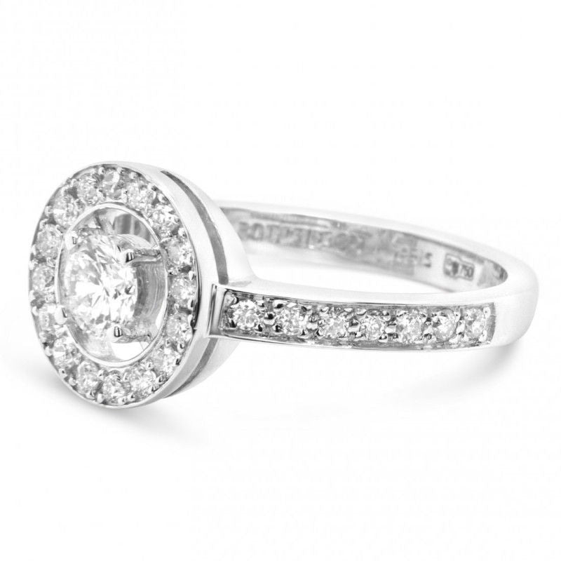 Bague Boucheron Ava or gris diamants