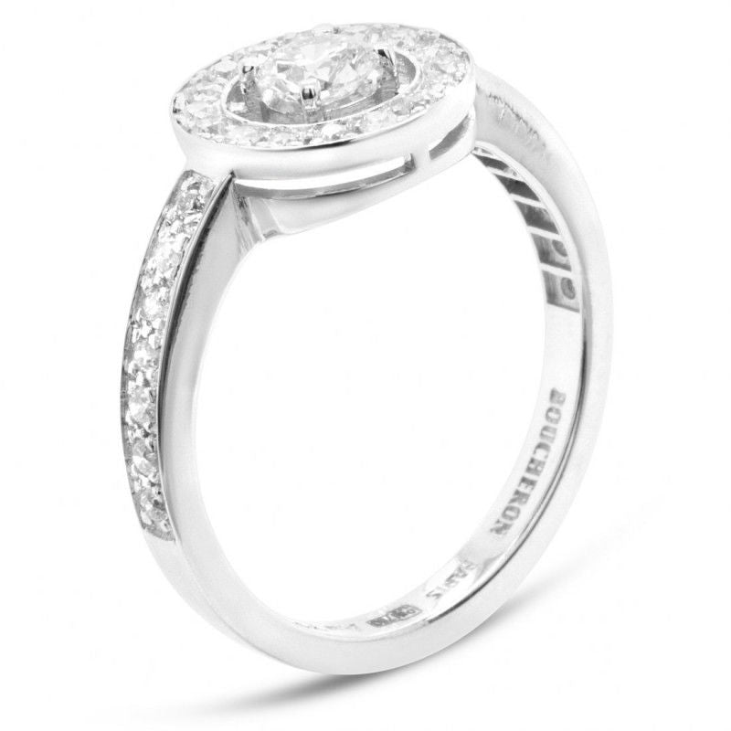 Bague Boucheron Ava or gris diamants