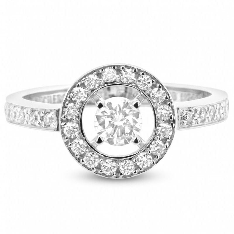 Bague Boucheron Ava or gris diamants