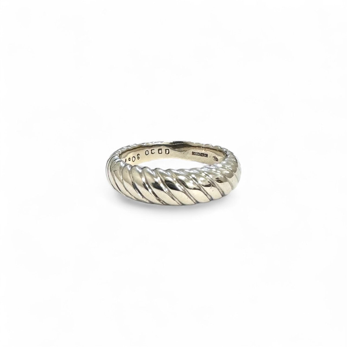 Bague Jonc BOUCHERON en or blanc