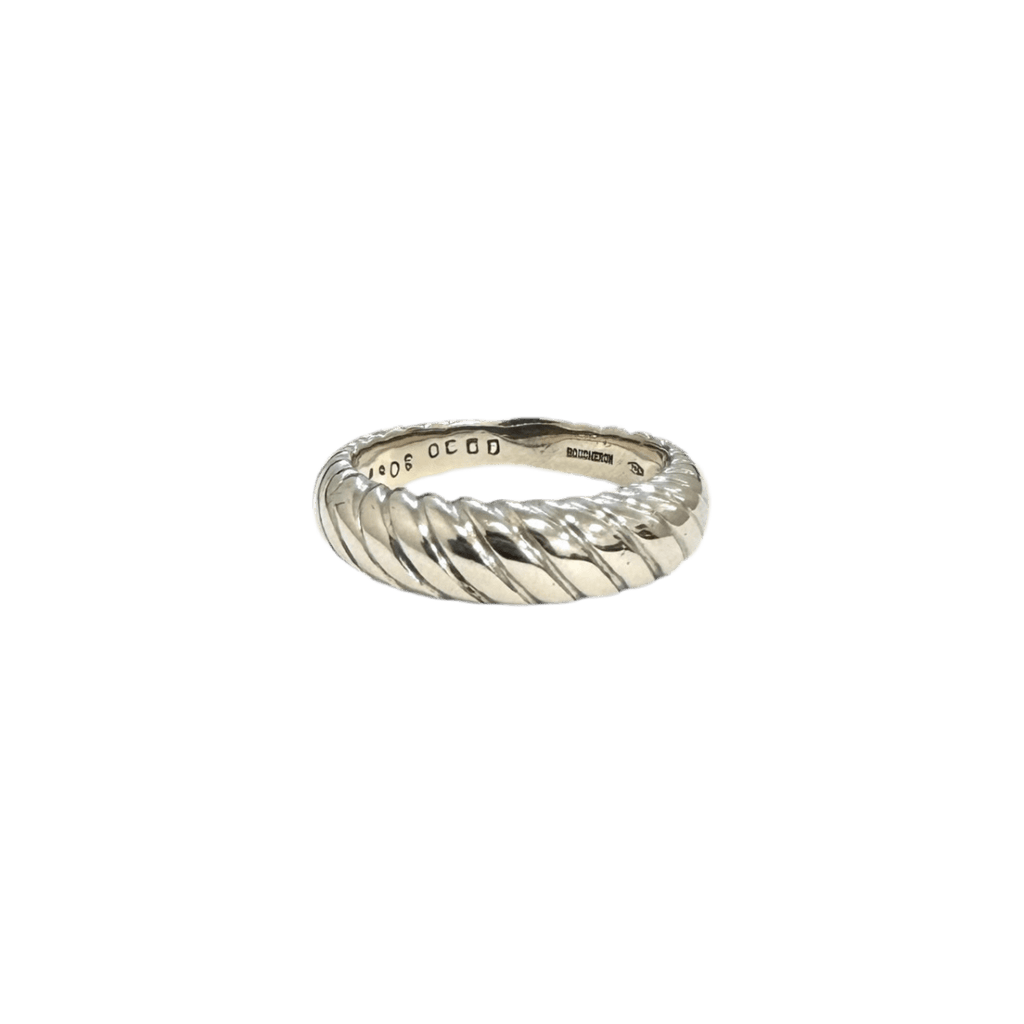 Bague Jonc BOUCHERON en or blanc