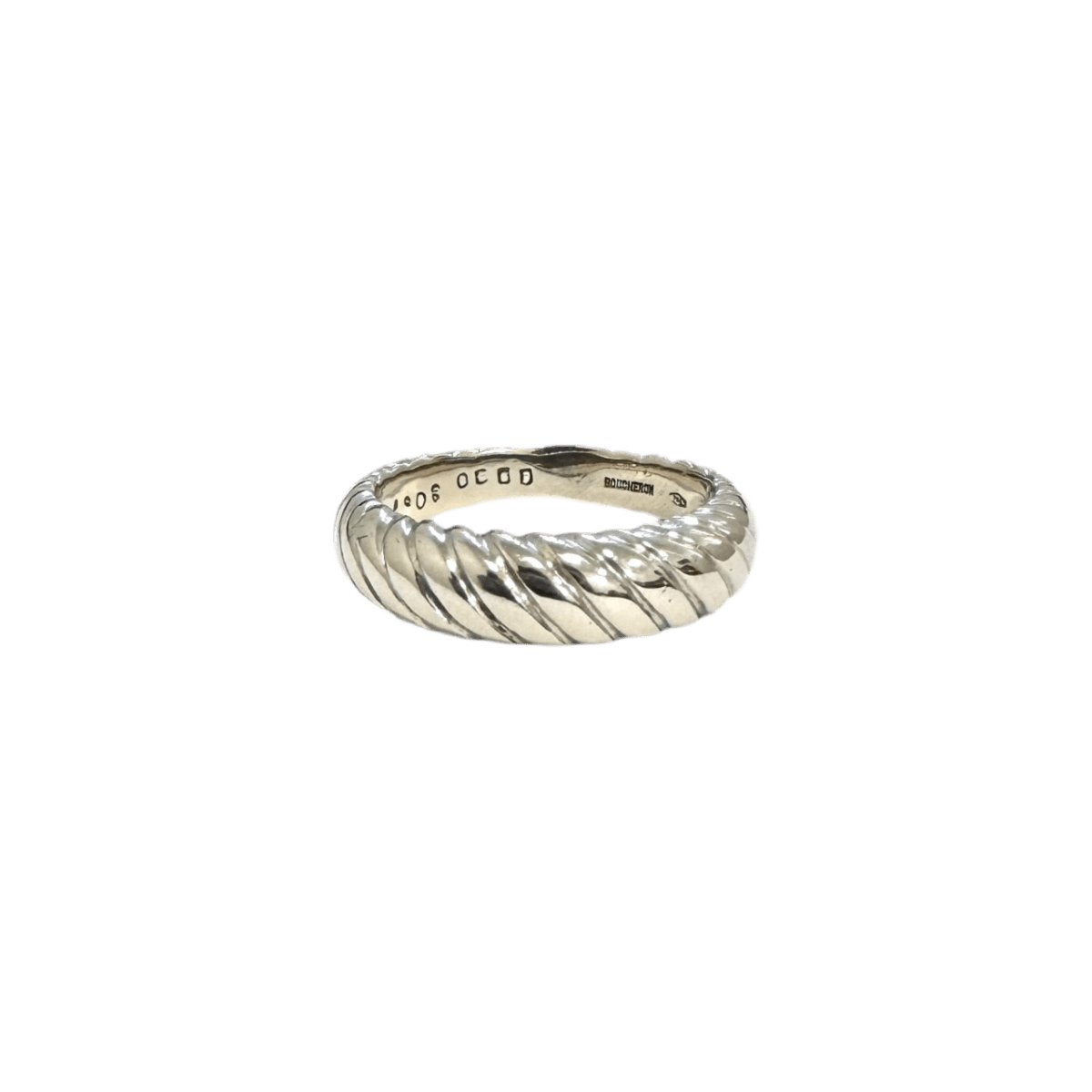 Bague Jonc BOUCHERON en or blanc