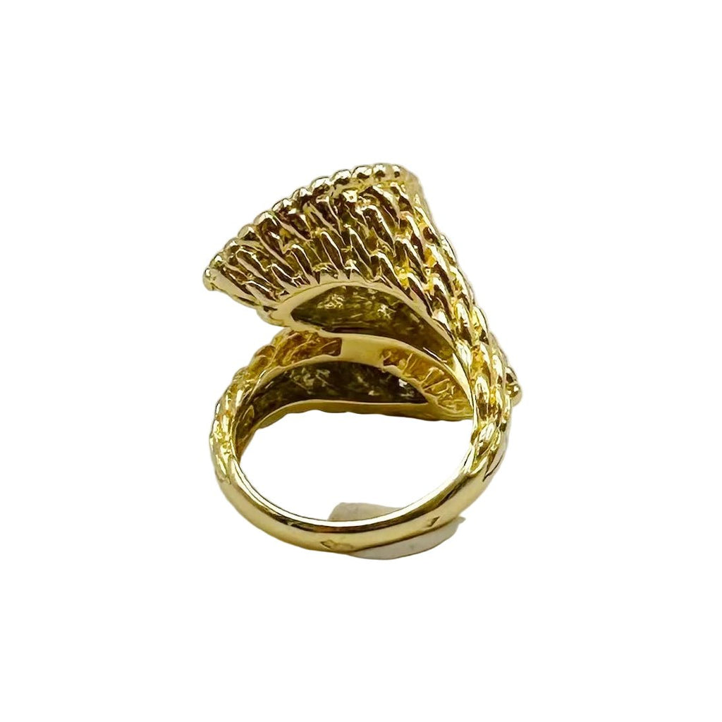 Bague Toi & Moi BOUCHERON "Serpent Bohème" en or jaune et diamants
