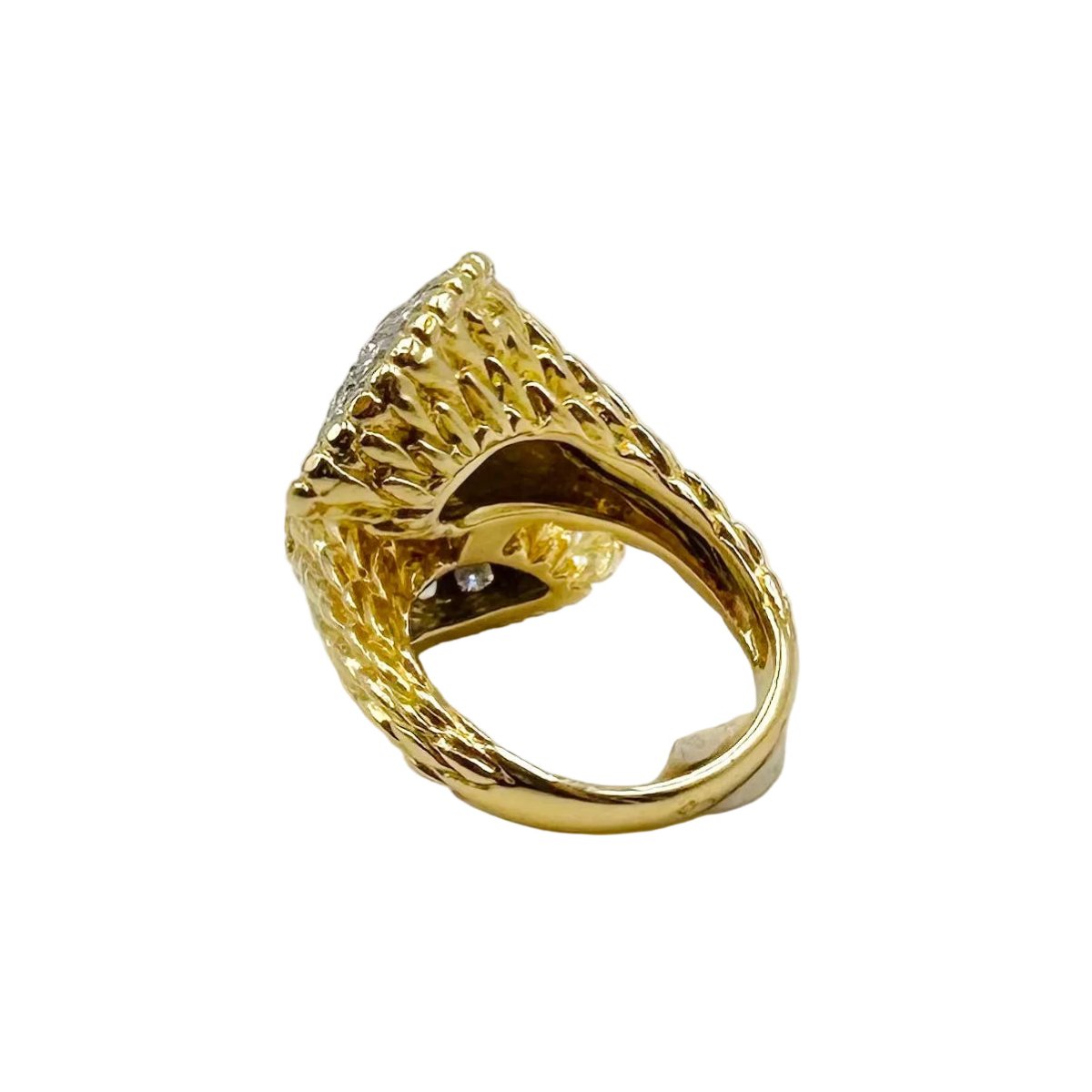 Bague Toi & Moi BOUCHERON "Serpent Bohème" en or jaune et diamants