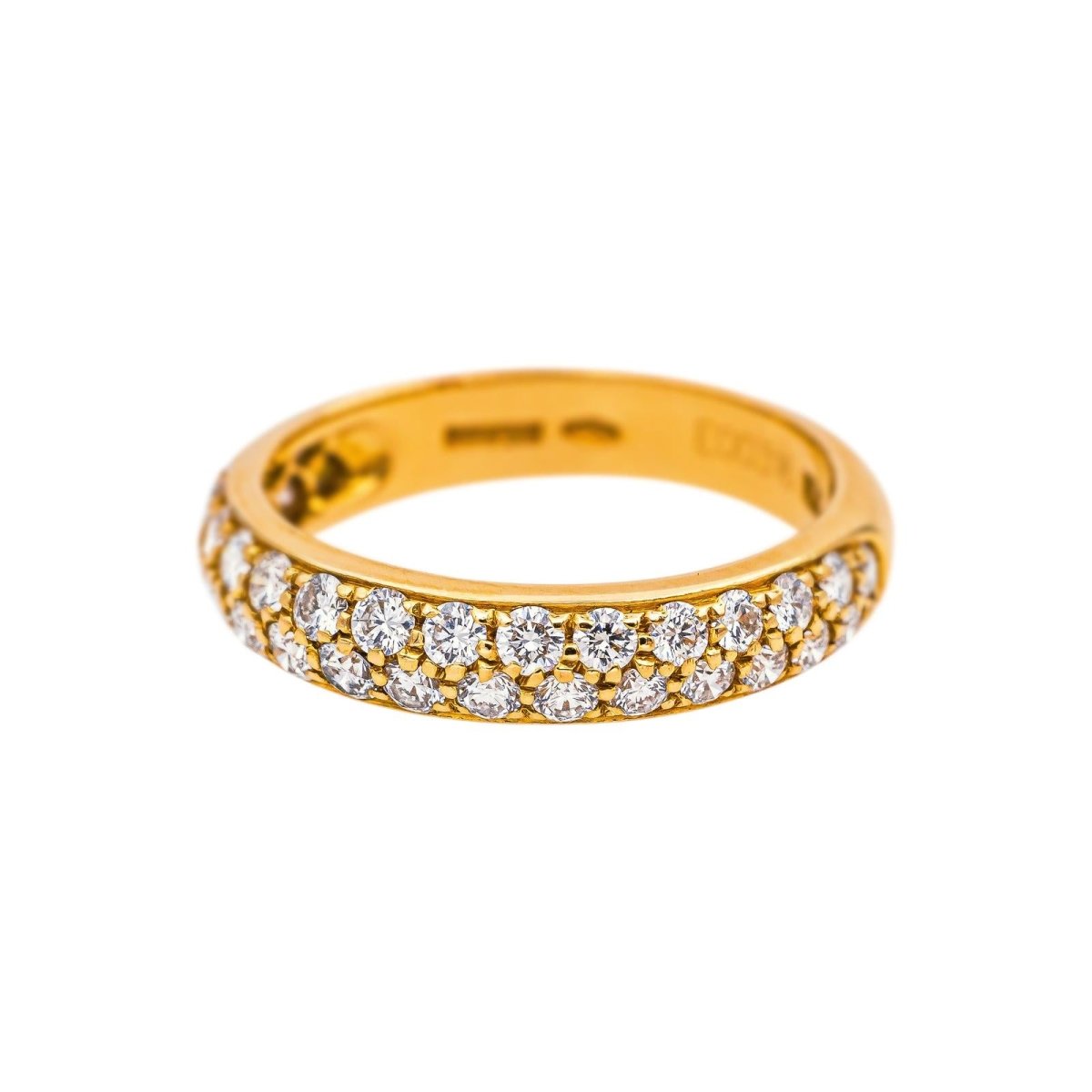 Bague Alliance BOUCHERON "Amour" en or jaune et diamants