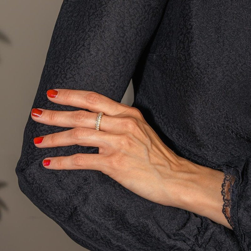 Bague Alliance BOUCHERON "Amour" en or jaune et diamants