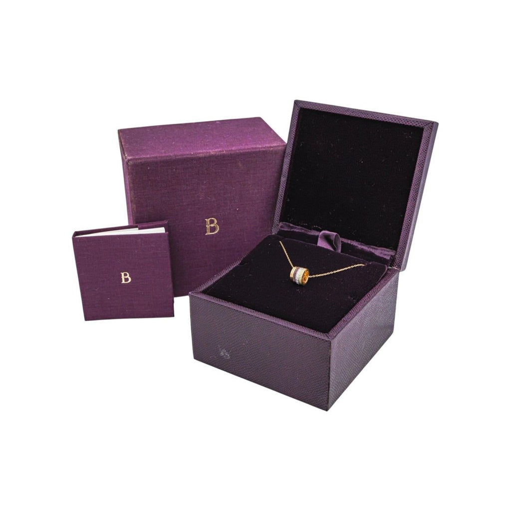 Collier Pendentif BOUCHERON "Quatre" GM en or jaune et diamants