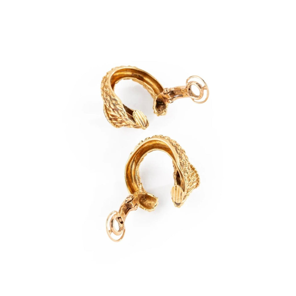 Boucles d'oreilles Clip BOUCHERON "Serpent Bohème" en or jaune et diamants