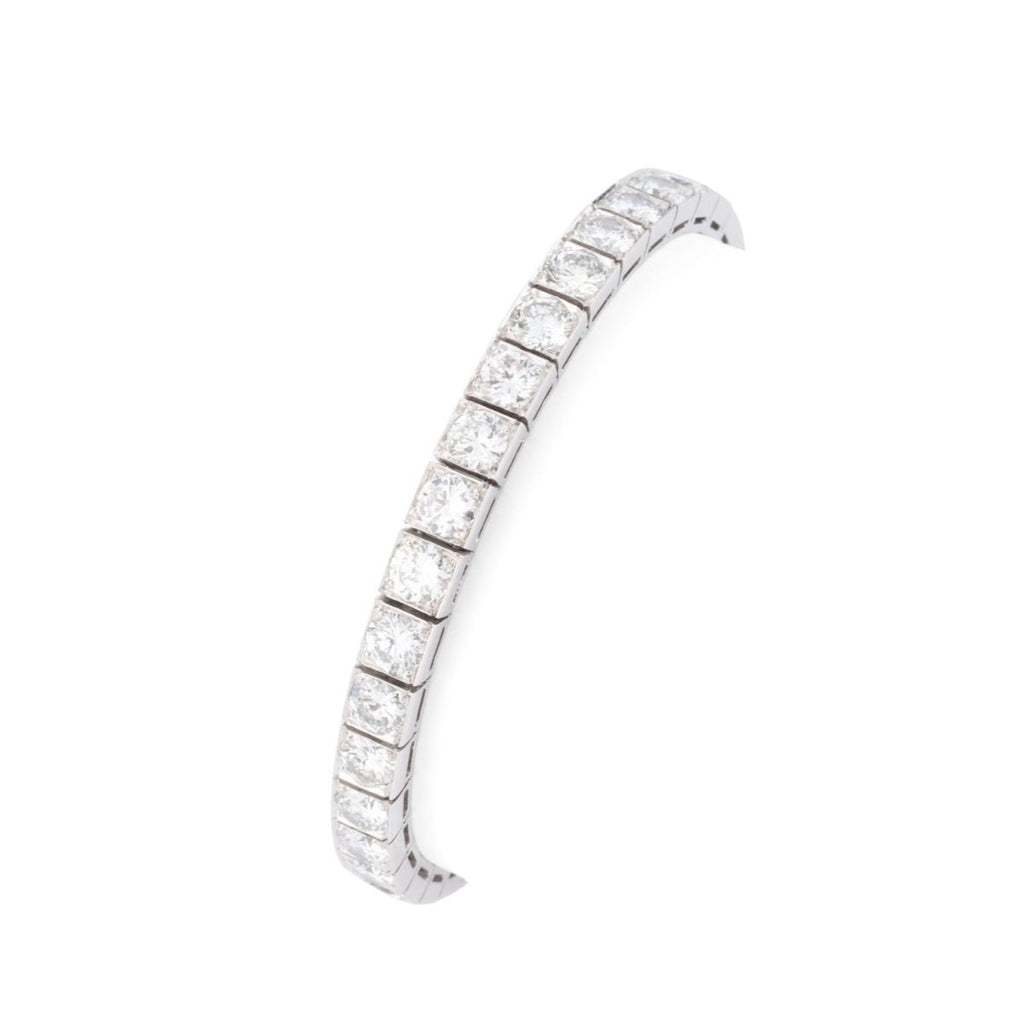 Bracelet Ligne BOUCHERON en platine et diamants