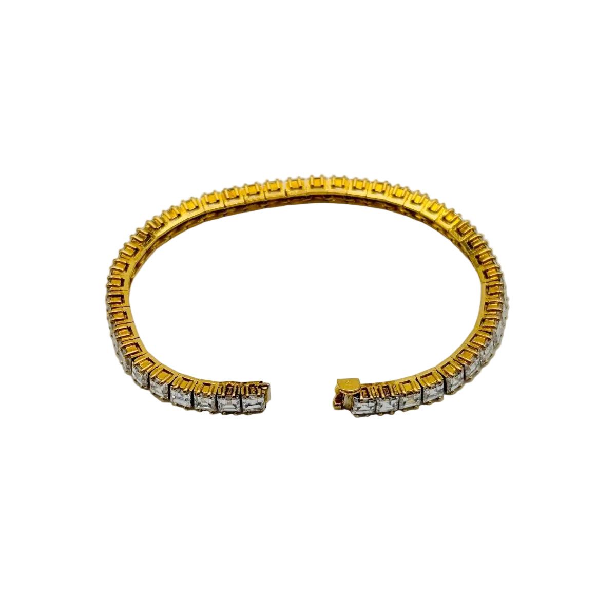 Bracelet Ligne BOUCHERON en or jaune, platine et diamants