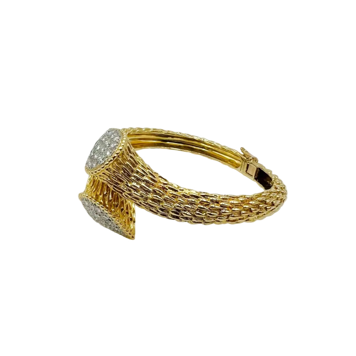 Bracelet BOUCHERON "Serpent bohème" en or jaune et diamants