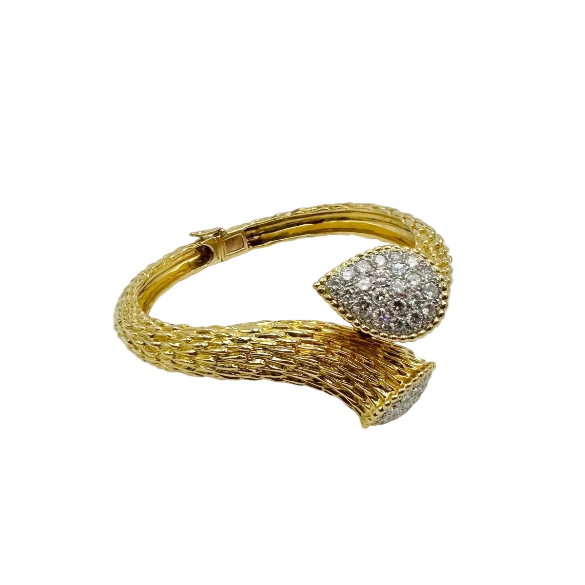 Bracelet BOUCHERON "Serpent bohème" en or jaune et diamants