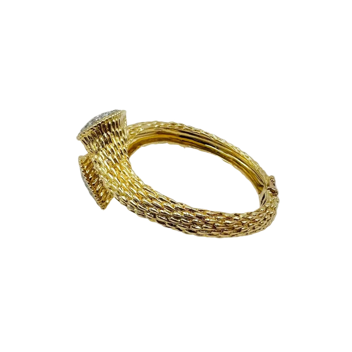 Bracelet BOUCHERON "Serpent bohème" en or jaune et diamants