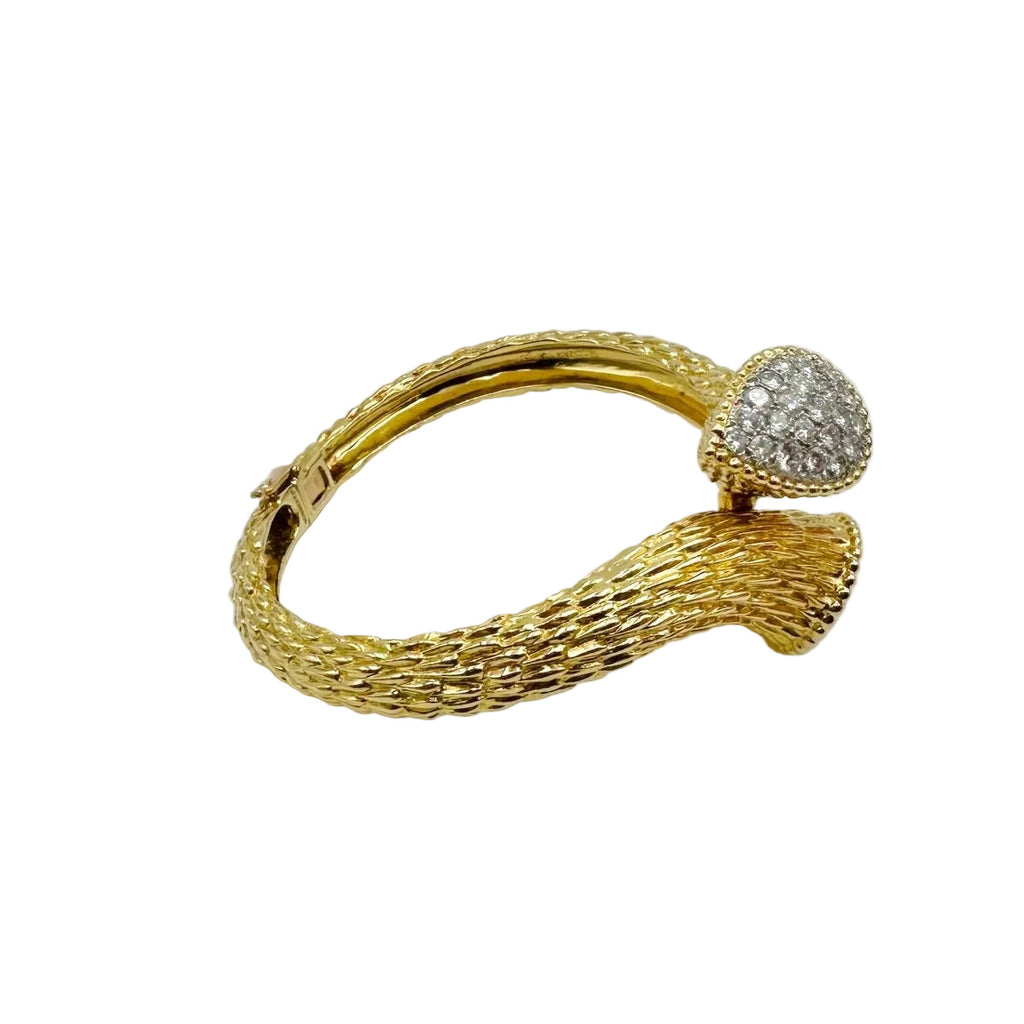 Bracelet BOUCHERON "Serpent bohème" en or jaune et diamants