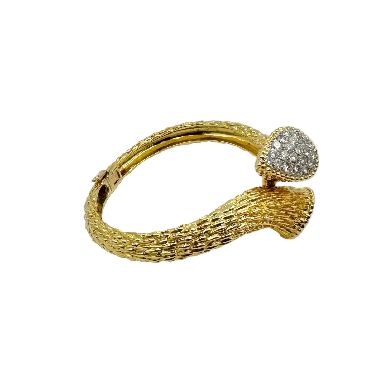 Bracelet BOUCHERON "Serpent bohème" en or jaune et diamants