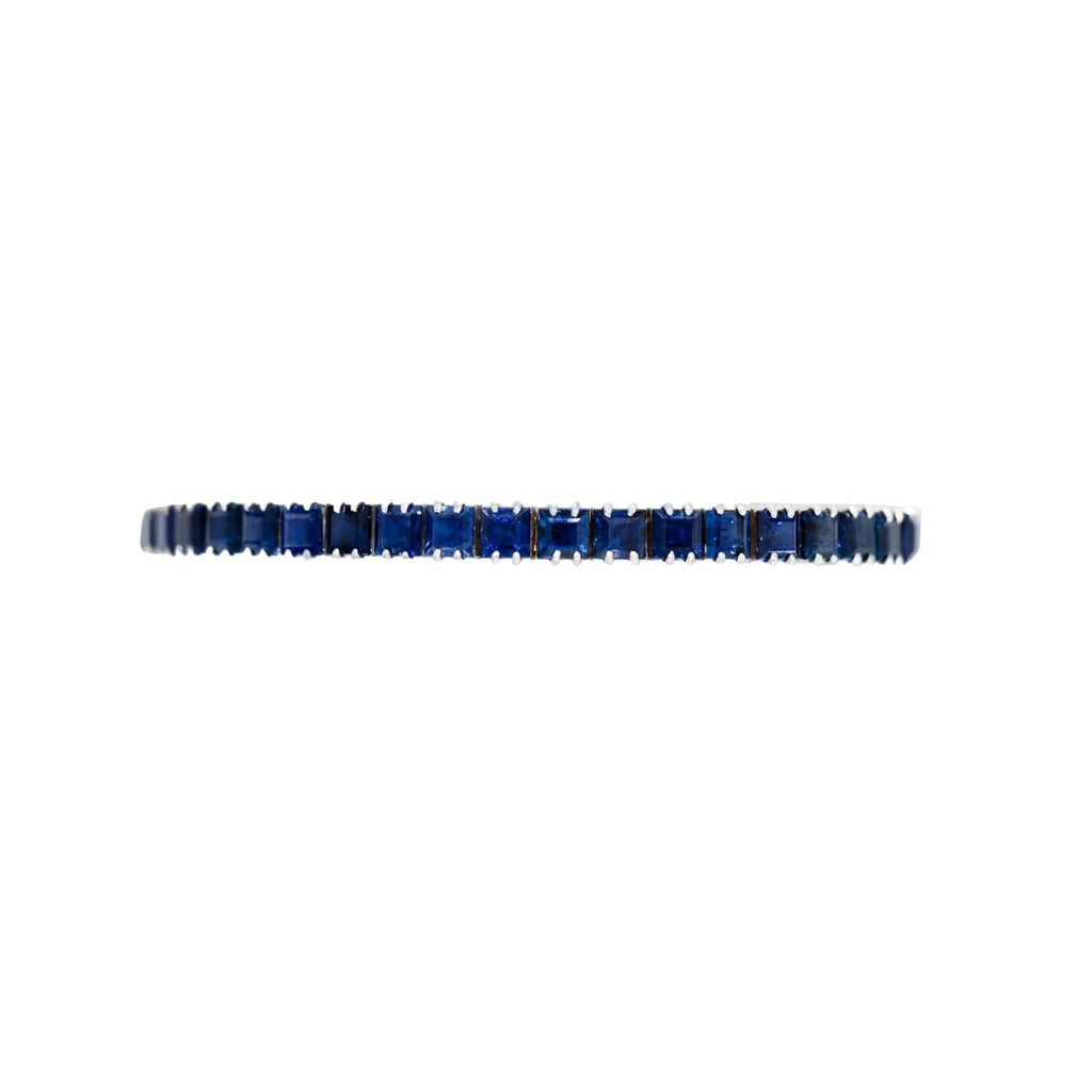 Bracelet Ligne BOUCHERON en or blanc et saphirs