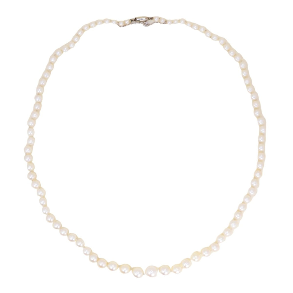 Collier Perles BOUCHERON en or blanc